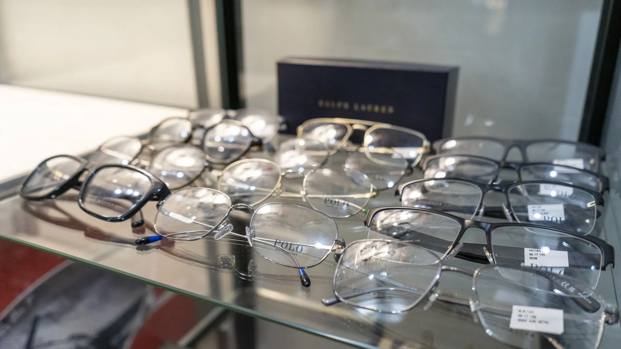 Eyewear and lens options for comparing contacts and glasses
