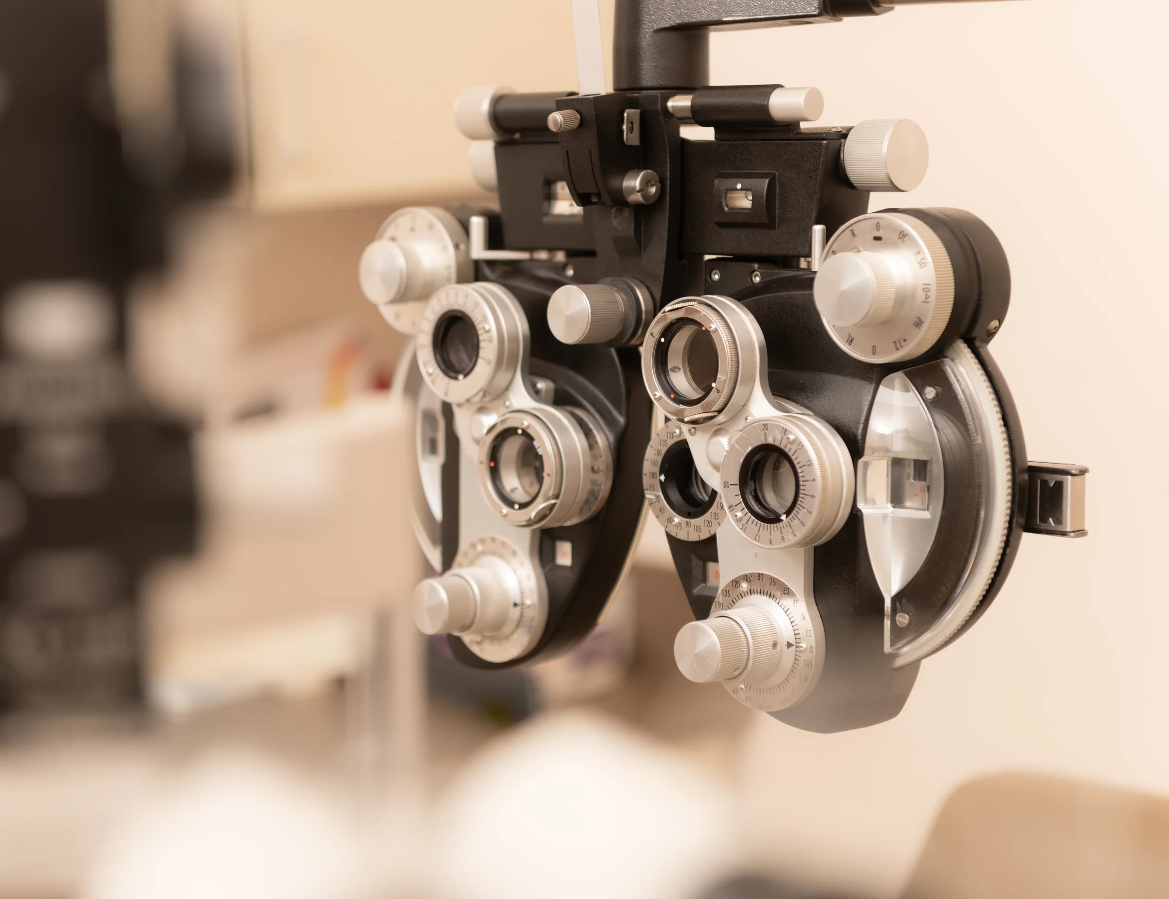 Phoropter used for pediatric eye exams at the Classic Vision Care Kennesaw office